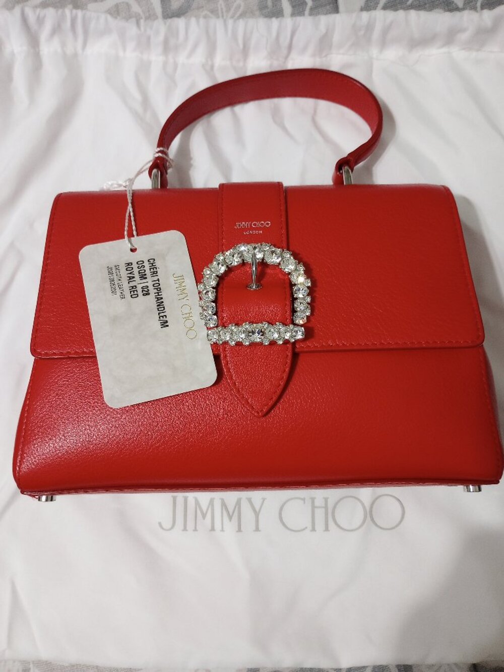 NWT Jimmy Choo cheri top handle